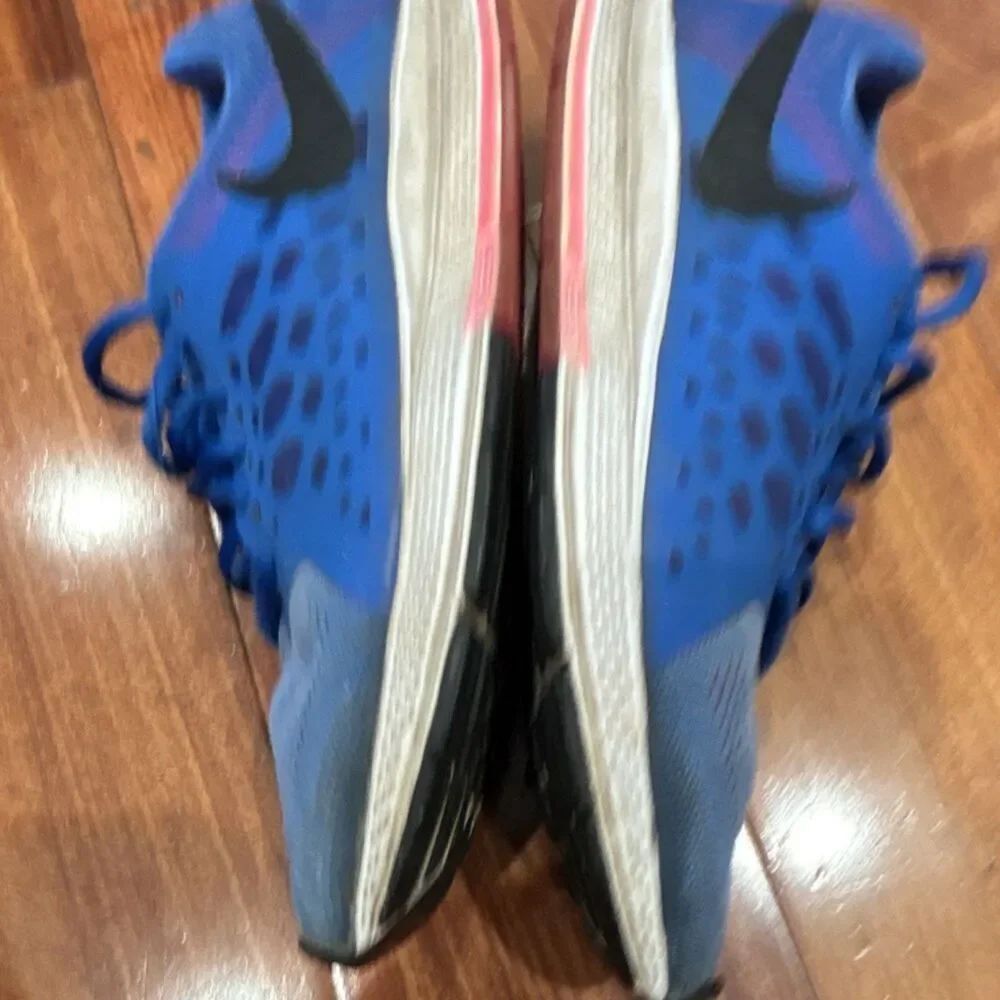 Nike women’s Blue Gray Black Low Top Lace-Up Mesh Running Sneakers size 7.5 - Picture 13 of 14